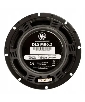 GŁOŚNIKI SAMOCHODOWE DLS MB6.2 AUDIO SYSTEM 80W 165MM DWUDROŻNE