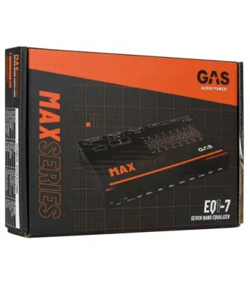 Korektor graficzny, equalizer, 7-pasmowy, GAS MAX EQ1-7