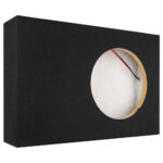 Zamknięta obudowa subwoofera MDF 10" AutoConnect SE10, czarna dywanowa