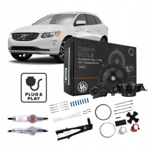 Zestaw głośników DLS Plug&Play do starszych Volvo - przód i tył