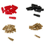 Złącze żeńskie płaskie Auto-Connect 20 szt. 2,5 mm², czerwone/czarne